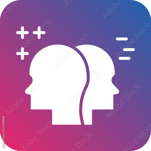 Bipolar Disorder Icon Style