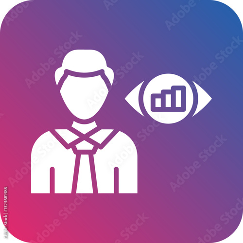 Business Vision Icon Style