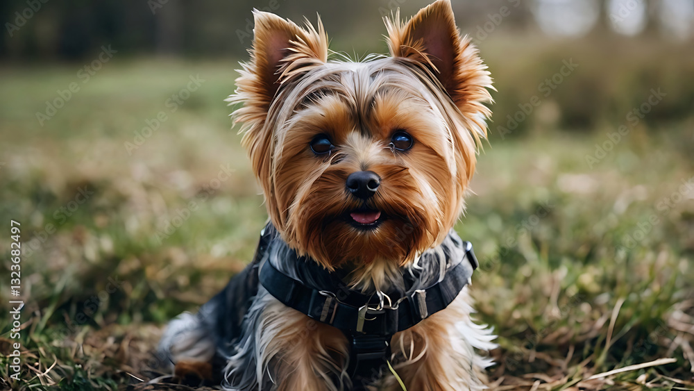Yorkshire Terrier, a small dog with large expressive eyes and fluffy fur. Yorkshire Terrier, a small dog with large expressive eyes and fluffy fur.