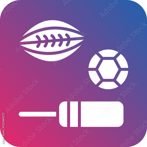 Sport Items Icon Style
