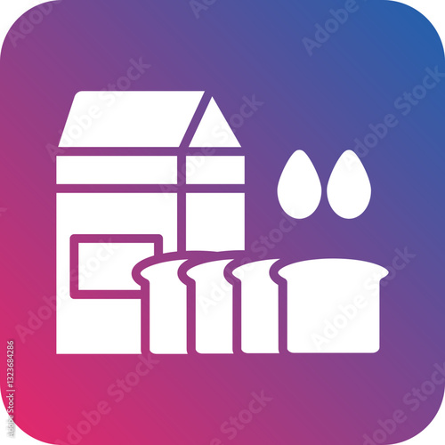 Dairy Products Icon Style