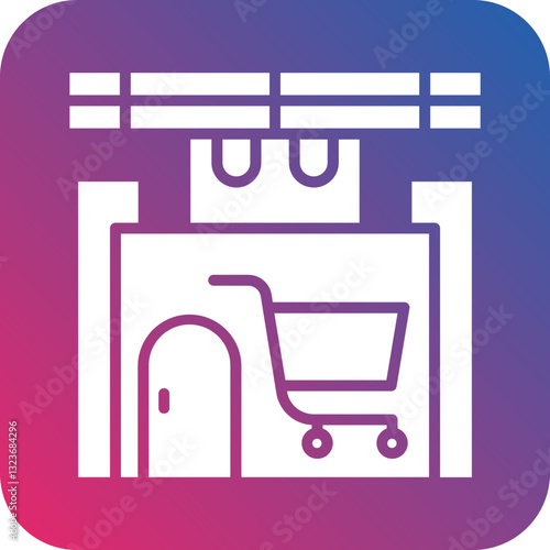 Supermarket Icon Style