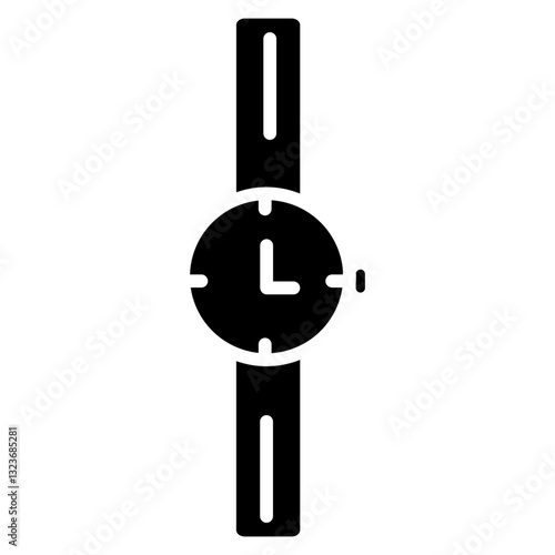 Wristwatch Sale Line Icon Style