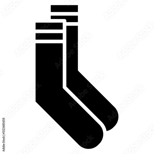 Socks Line Icon Style