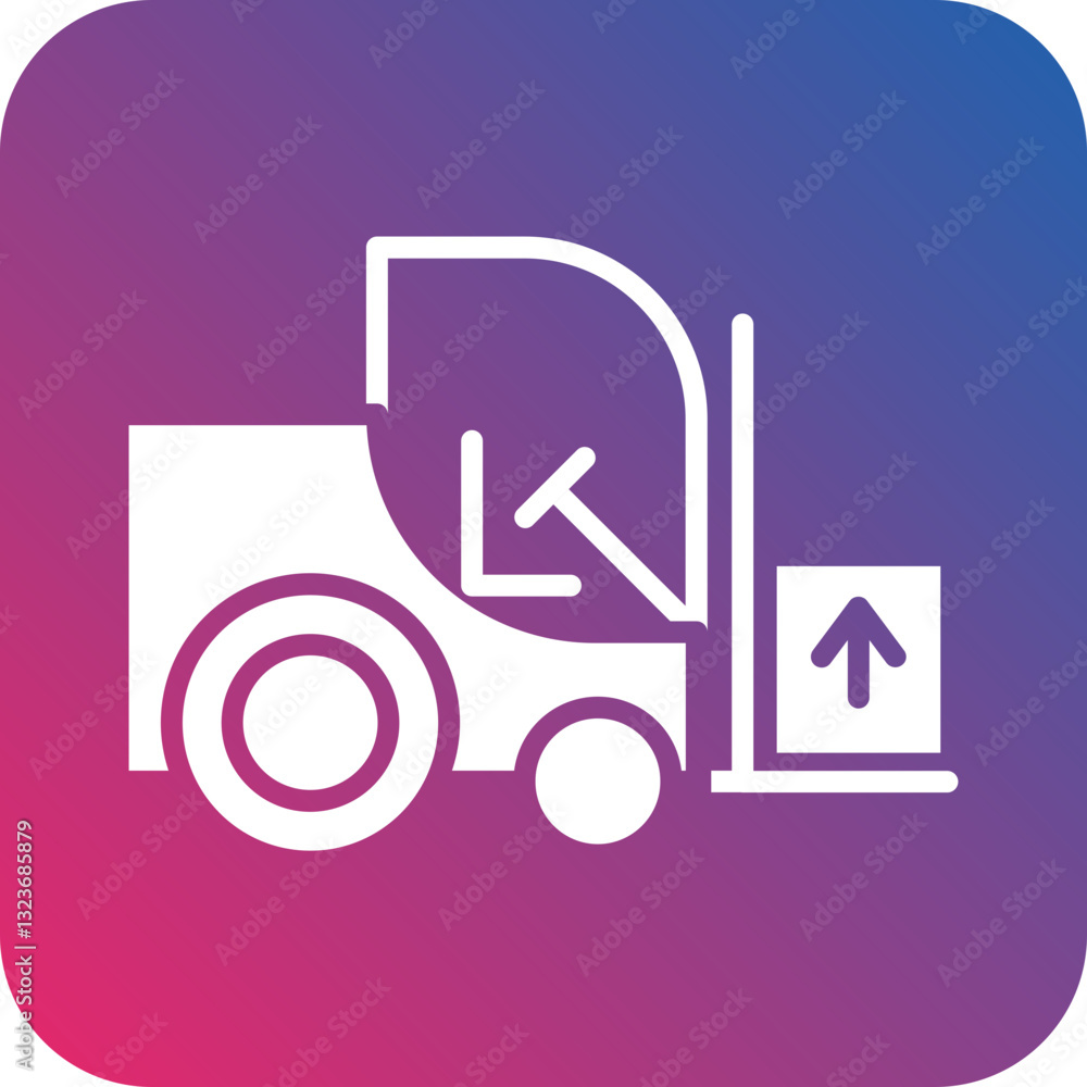 Forklift Icon Style Forklift Icon Style