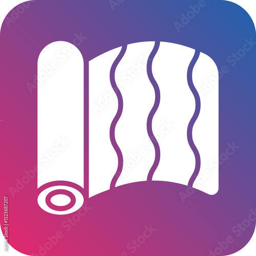 Decorative Textile Icon Style