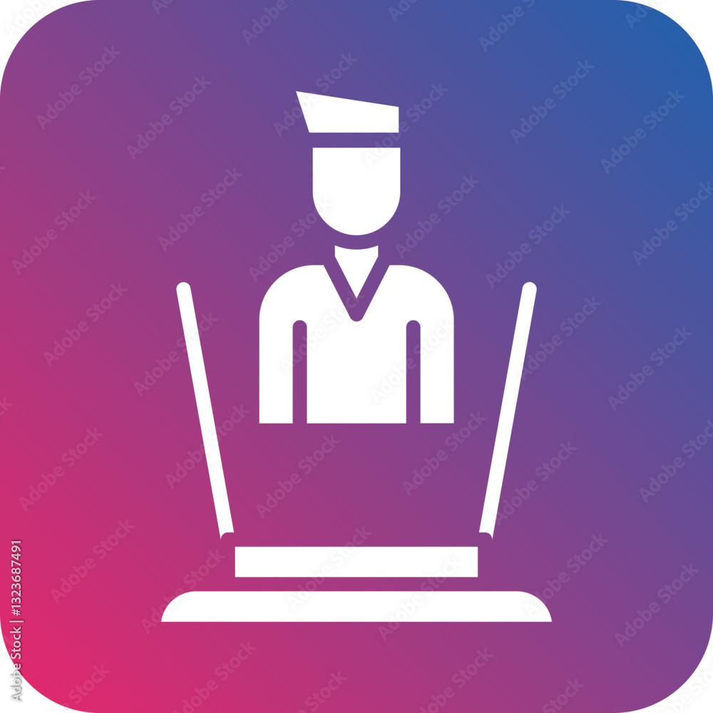 Hologram Icon Style Hologram Icon Style