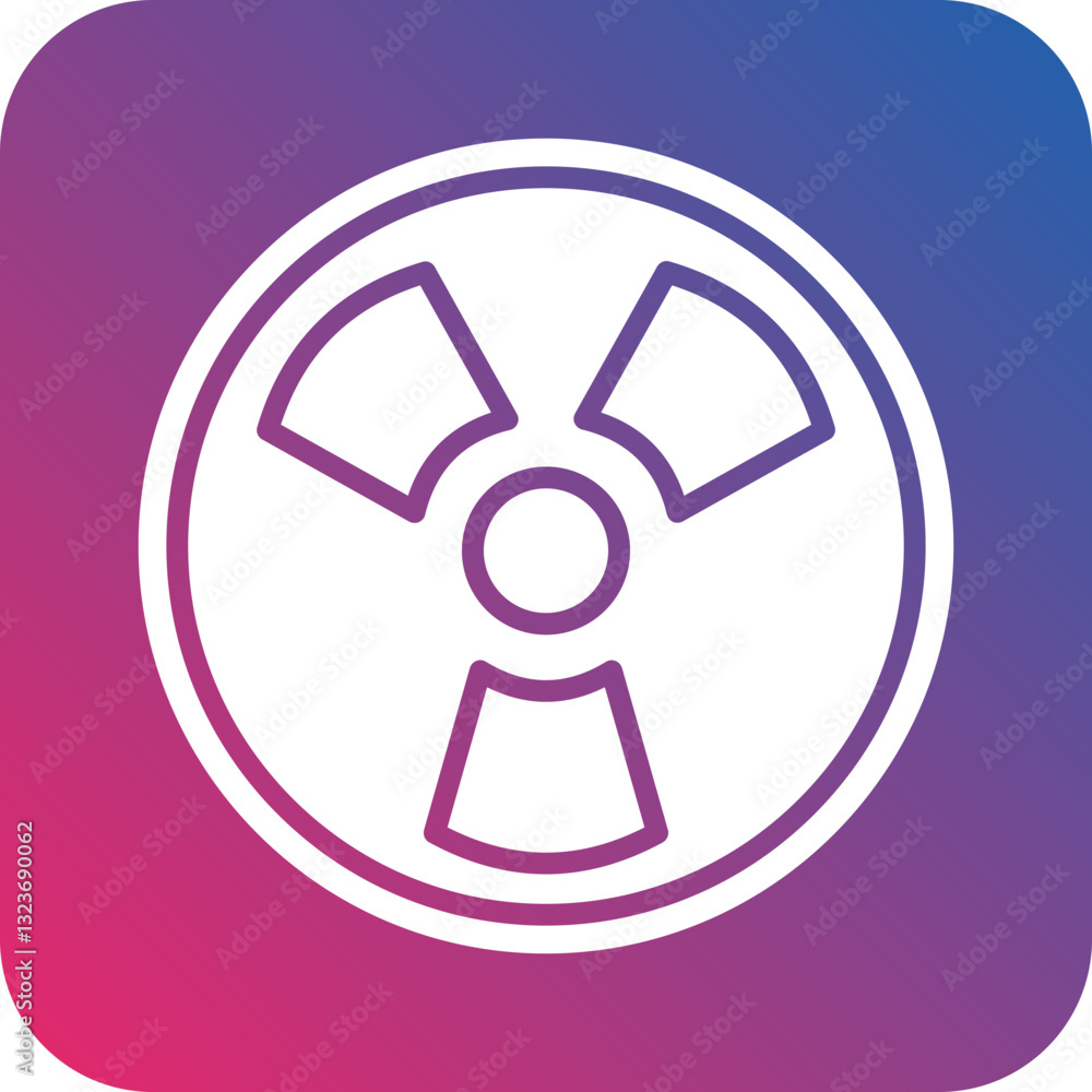 Radiation Icon Style