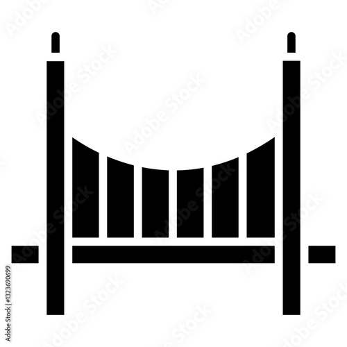 Bridge Line Icon Style