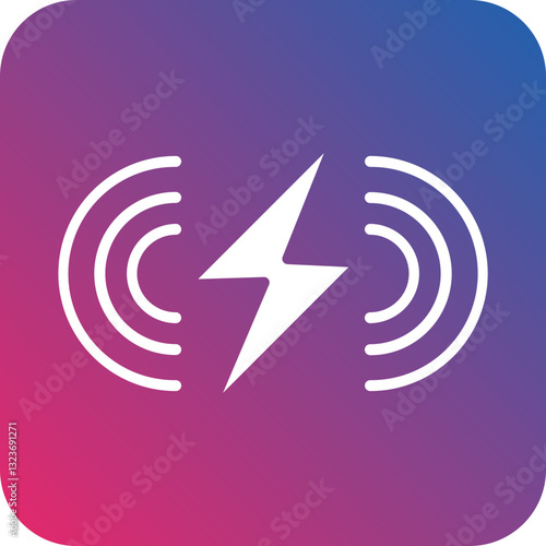 Wireless Charging Icon Style