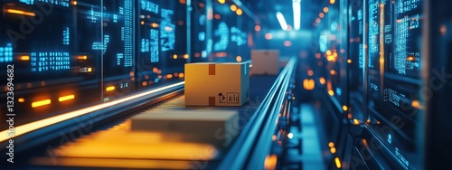 Automated Package Handling in a Futuristic Data Center