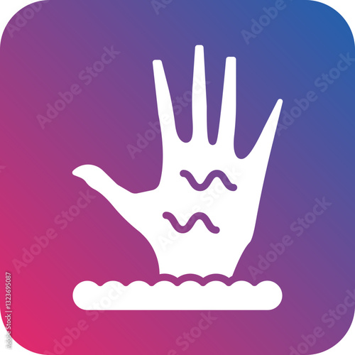 Scary Hand Icon Style