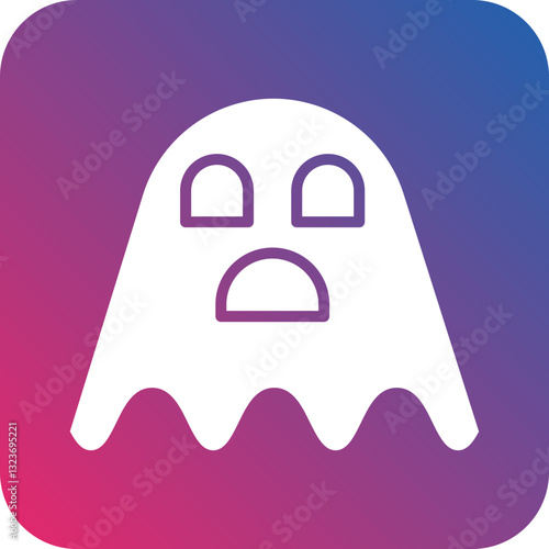 Sad Ghost Icon Style