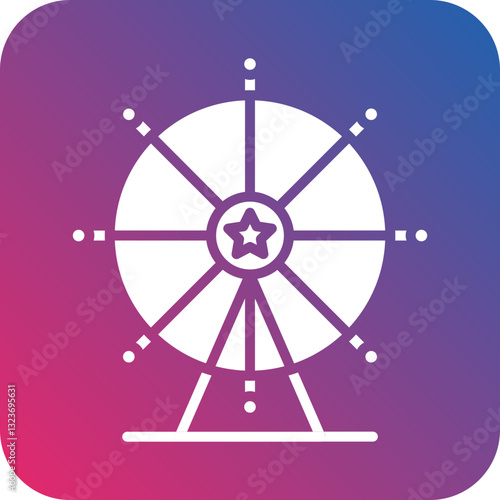 Ferris Wheel Icon Style