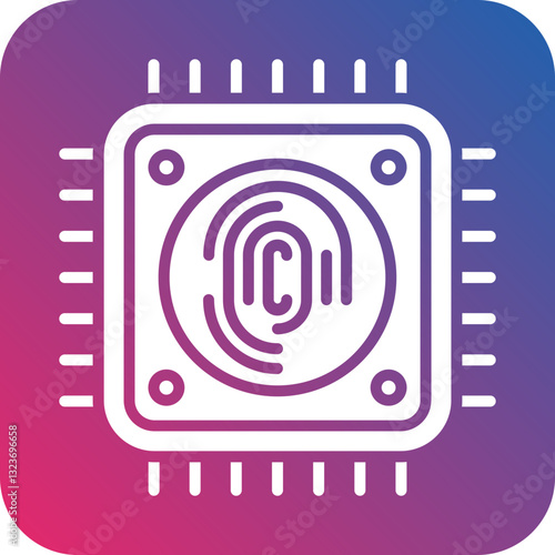 Biometric Cpu Icon Style