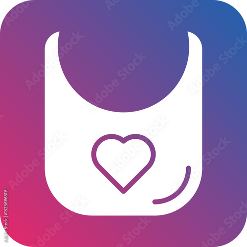 Baby Bib Icon Style