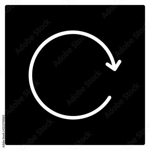 Refresh Line Icon Style