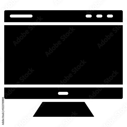 Website Coding Line Icon Style