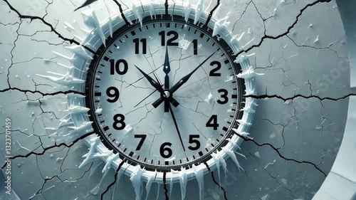 Time Clock Travel Effect Animation | Dynamic and Futuristic Visual for Creative Projects