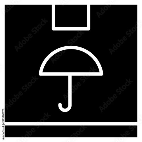 Keep Dry Line Icon Style