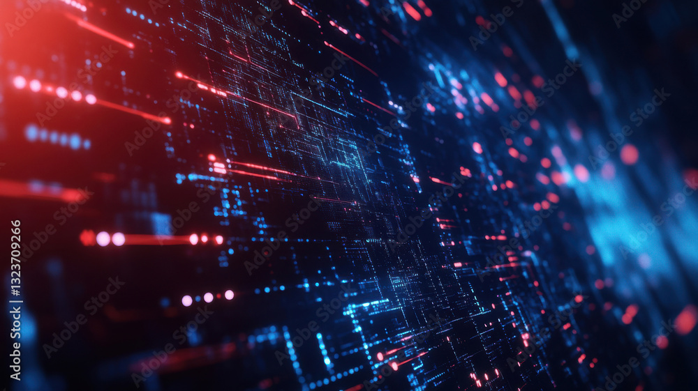 abstract digital data network. abstract digital data network.