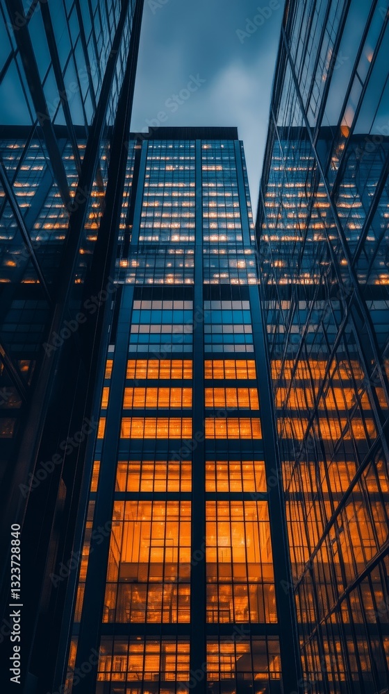 Captivating Urban Architecture: A Modern Skyscraper Perspective Captivating Urban Architecture: A Modern Skyscraper Perspective