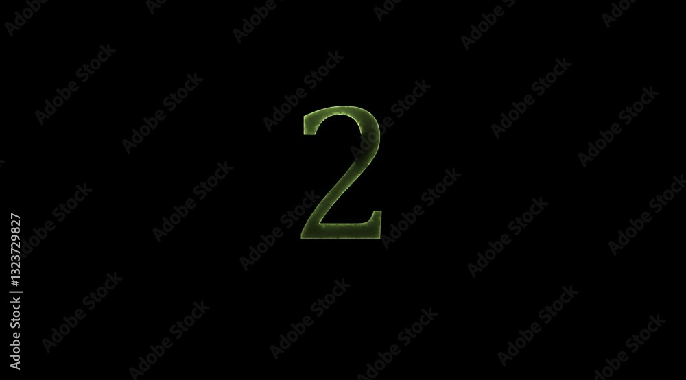 1 number learning numbers, serial number, price, place 2 animation on black background. 1 number learning numbers, serial number, price, place 2 animation on black background.