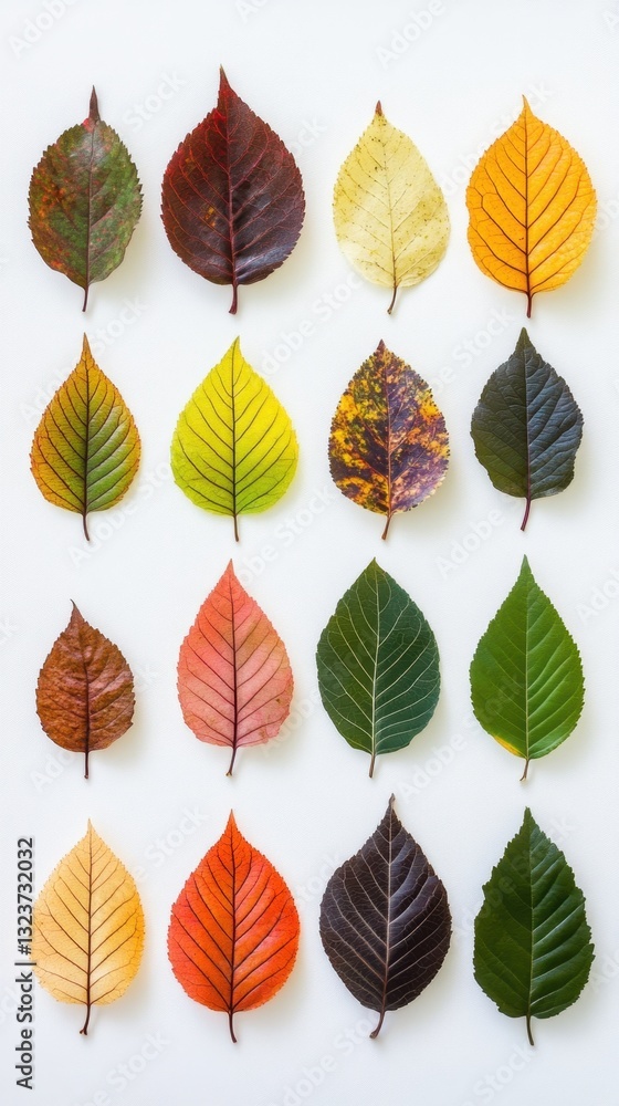 Autumn Leaves in Vibrant Hues: A Nature's Palette Autumn Leaves in Vibrant Hues: A Nature's Palette