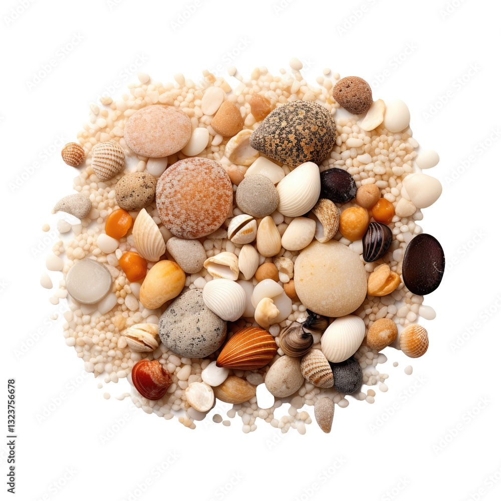 a small heap of beach on transparent background a small heap of beach on transparent background
