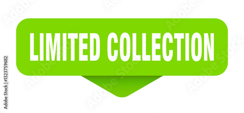 limited collection sticker. limited collection sign on transparent background