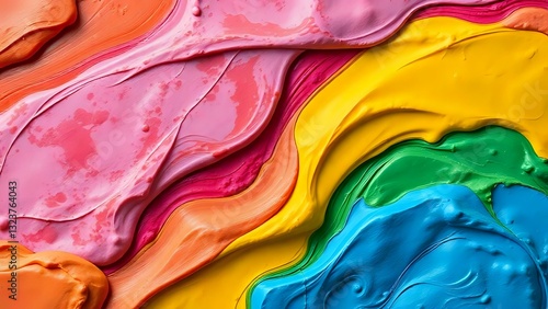 A Striking Abstract Real Colorful Background, Where Bold Hues and Organic Shapes Blend Together to Create a Powerful Visual Experience, Evoking a Sense of Movement, Depth, and Artistic Energy in Every