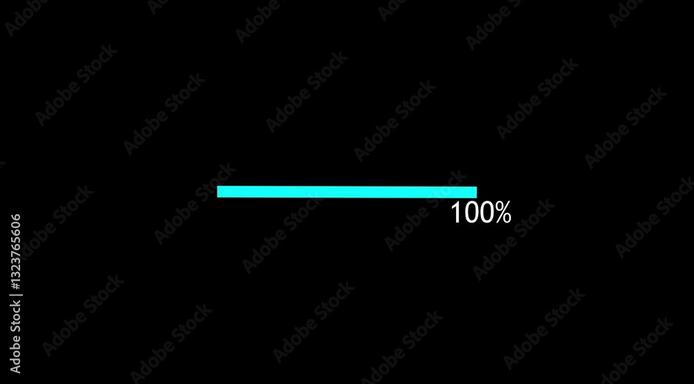 Loading icon animation with black color background . Loading bar and percentage Futuristic progress loading bar 0-100 percent. Loading icon animation with black color background . Loading bar and percentage Futuristic progress loading bar 0-100 percent.