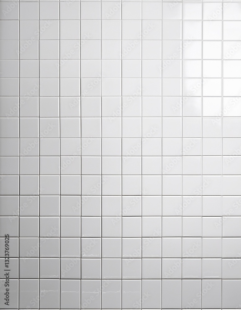 White Ceramic Tile Texture with Clean Grout Lines White Ceramic Tile Texture with Clean Grout Lines