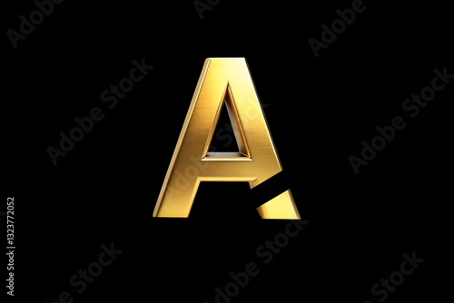 premium golden letter a logo on dark background – modern, sleek, and professional branding design
