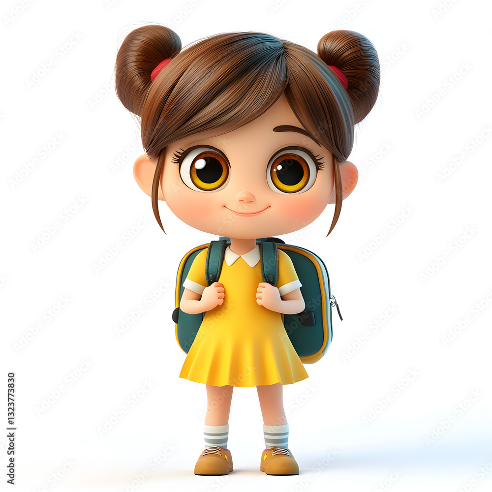 3d cartoon student 3d cartoon student