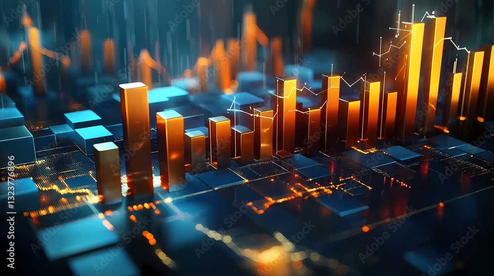 Data visualization with bar and line charts