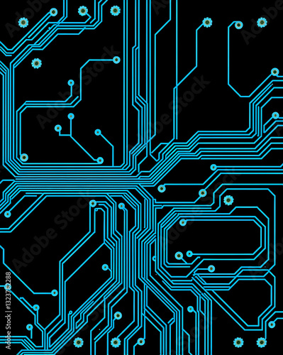 Wallpaper Mural Circuit Board (PCB) Background Torontodigital.ca