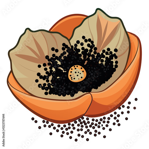 Illustration-of-poppy-seeds-isolated.