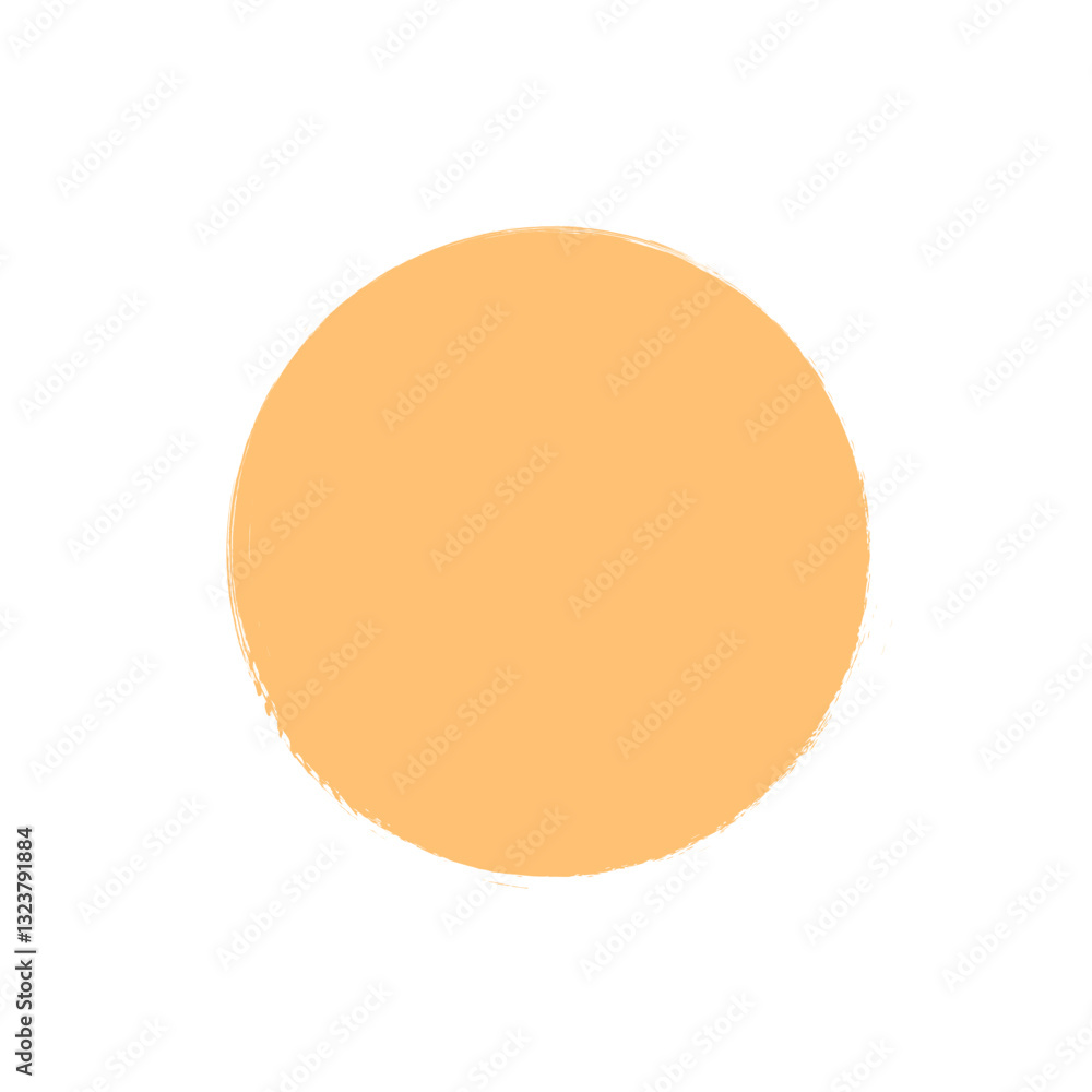 Top view yellow circle on transparent background Top view yellow circle on transparent background