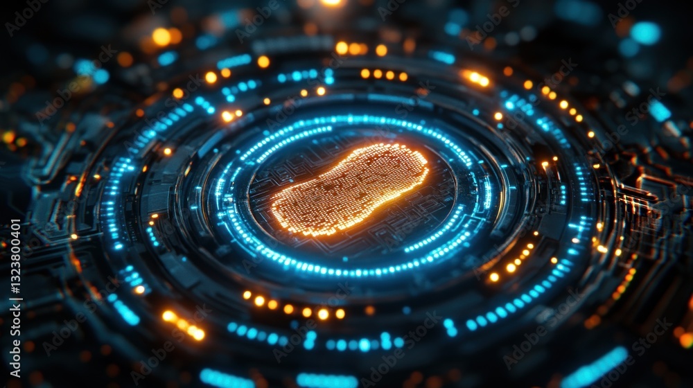 custom made wallpaper toronto digitalFingerprint Recognition Technology Security Identity Authentication Biometric Access Control