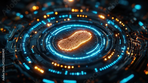 Wallpaper Mural Fingerprint Recognition Technology Security Identity Authentication Biometric Access Control Torontodigital.ca