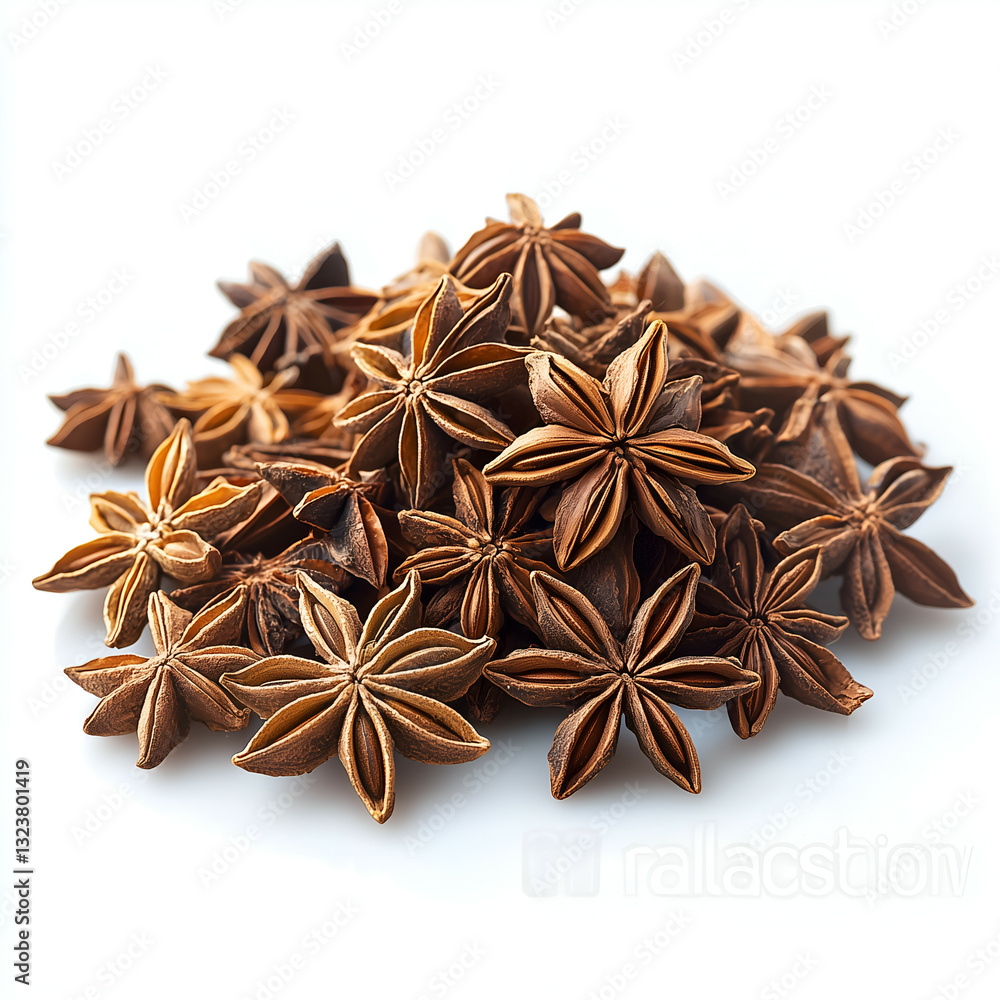 Star Anise: Organic Dried Spice for Asian Cuisine and Herbal Tea Star Anise: Organic Dried Spice for Asian Cuisine and Herbal Tea