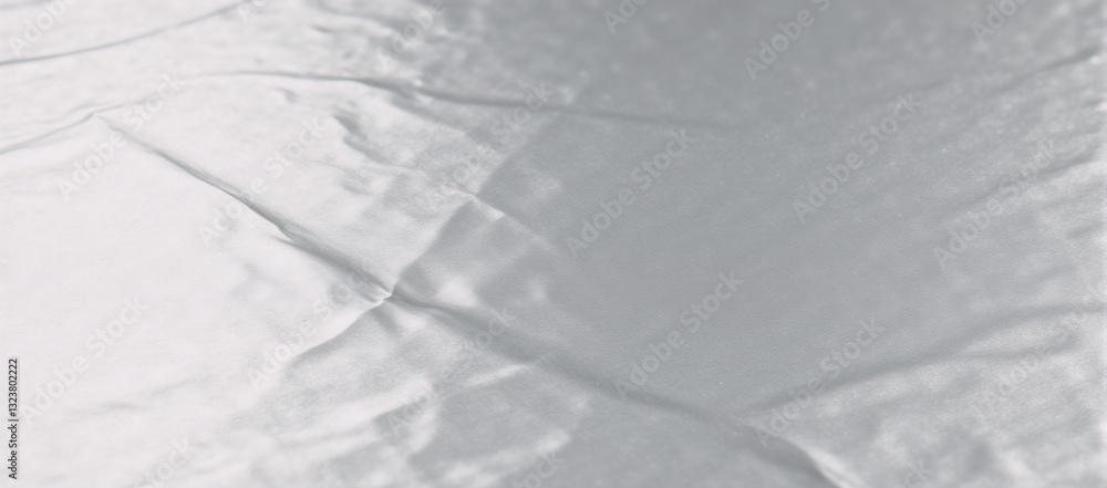 Obraz premium Seamless metallic aluminum heating seal foil panel on wall and roof