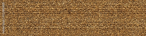 Seamless carpet fabric textured brown fabric, showcasing a woven pattern that resembles natural fibers. The color is warm and earthy, ideal for interior design.
