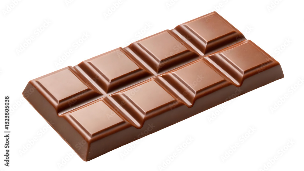 Milk chocolate bar isolated on black background Milk chocolate bar isolated on black background