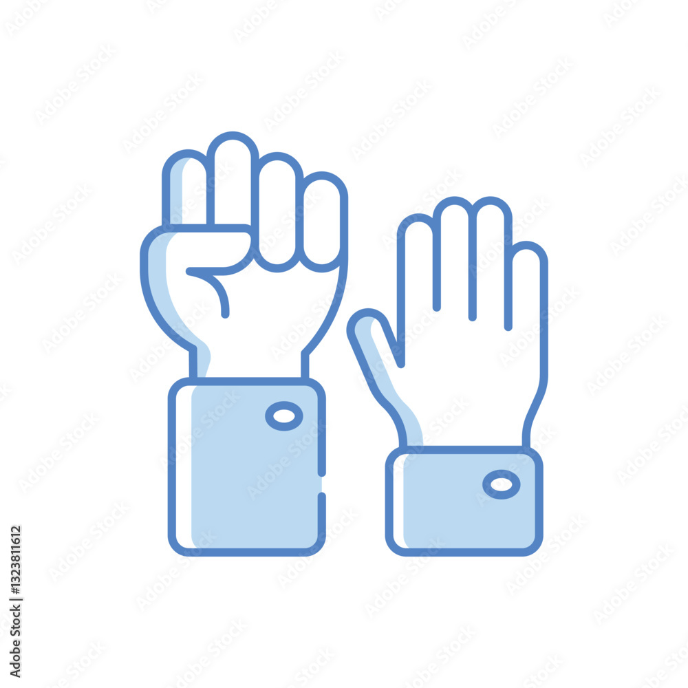 Minority Right Vector icon Minority Right Vector icon