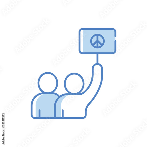 Protester  Vector icon