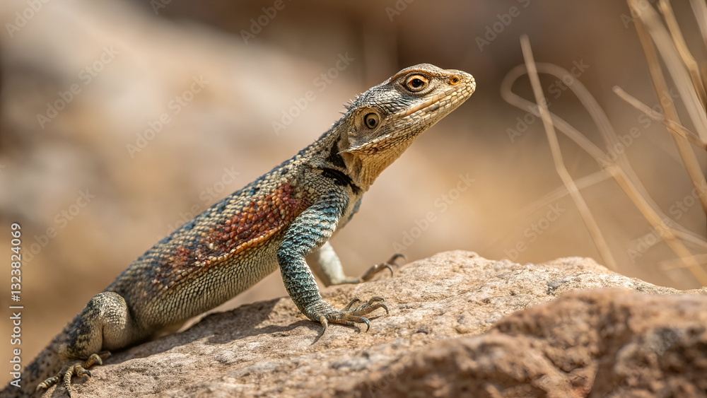 Laudakia tuberculata: Exploring the Life of the Kashmir Rock Agama Laudakia tuberculata: Exploring the Life of the Kashmir Rock Agama