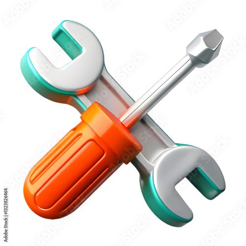 screwdriver and spanner