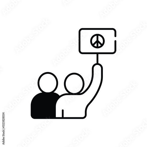 Protester  Vector icon